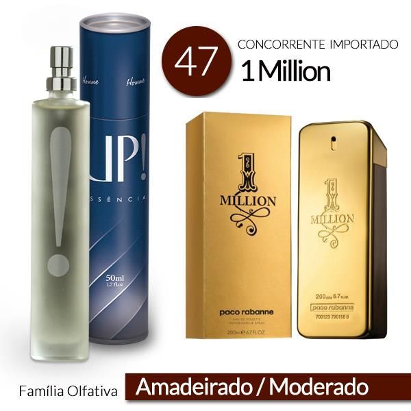 UP! 47 - 50ml/ Referência olfativa: 1 Milion