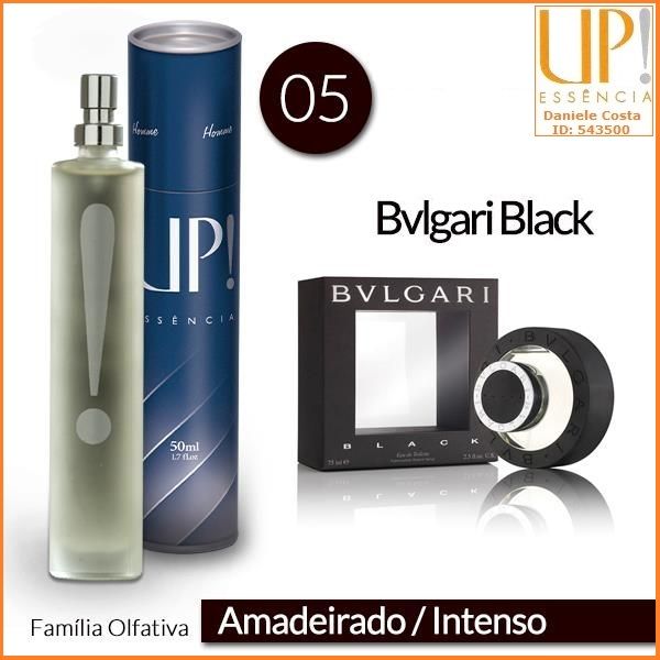 UP! 05 - 50ml/ Referência olfativa: Bulgari Black