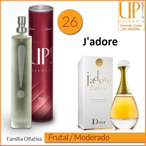UP! 26 - 50ml/ Referência olfativa: J' adore