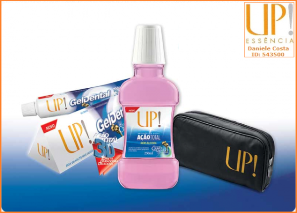 1 Gel Dental UP!+1 Antisséptico UP!+ Nécessaire UP!