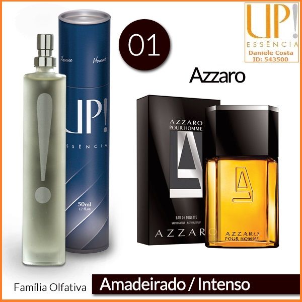 UP! 01 - 50ml/ Referência olfativa: Azzaro