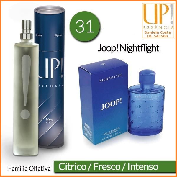UP! 31 - 50ml/ Referência olfativa: Joop! Nightflight