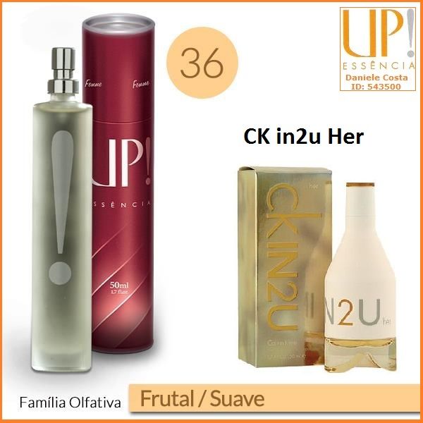 UP! 36 -50ml/ Referência olfativa: CK in2u Her