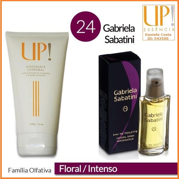 Hidratante corporal UP! 24 - 150g/ (Gabriela Sabatini)