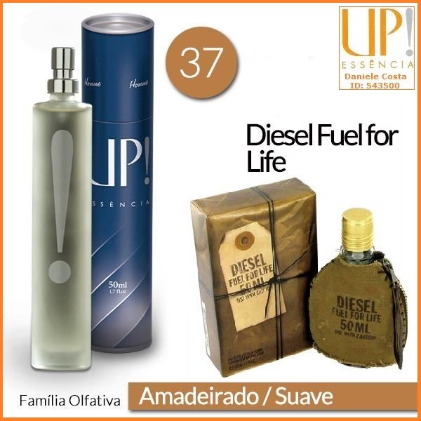 UP! 37 -50ml/ Referência olfativa: Diesel Fuel For Life