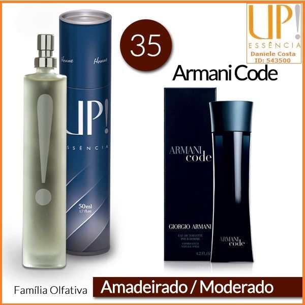 UP! 35 - 50ml/ Referência olfativa: Armani Black