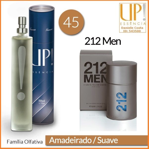 UP! 45 - 50ml/ Referência olfativa: 212 Men